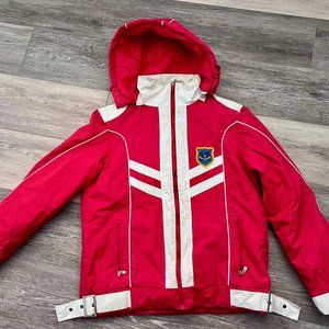 Red Winter jacket coat